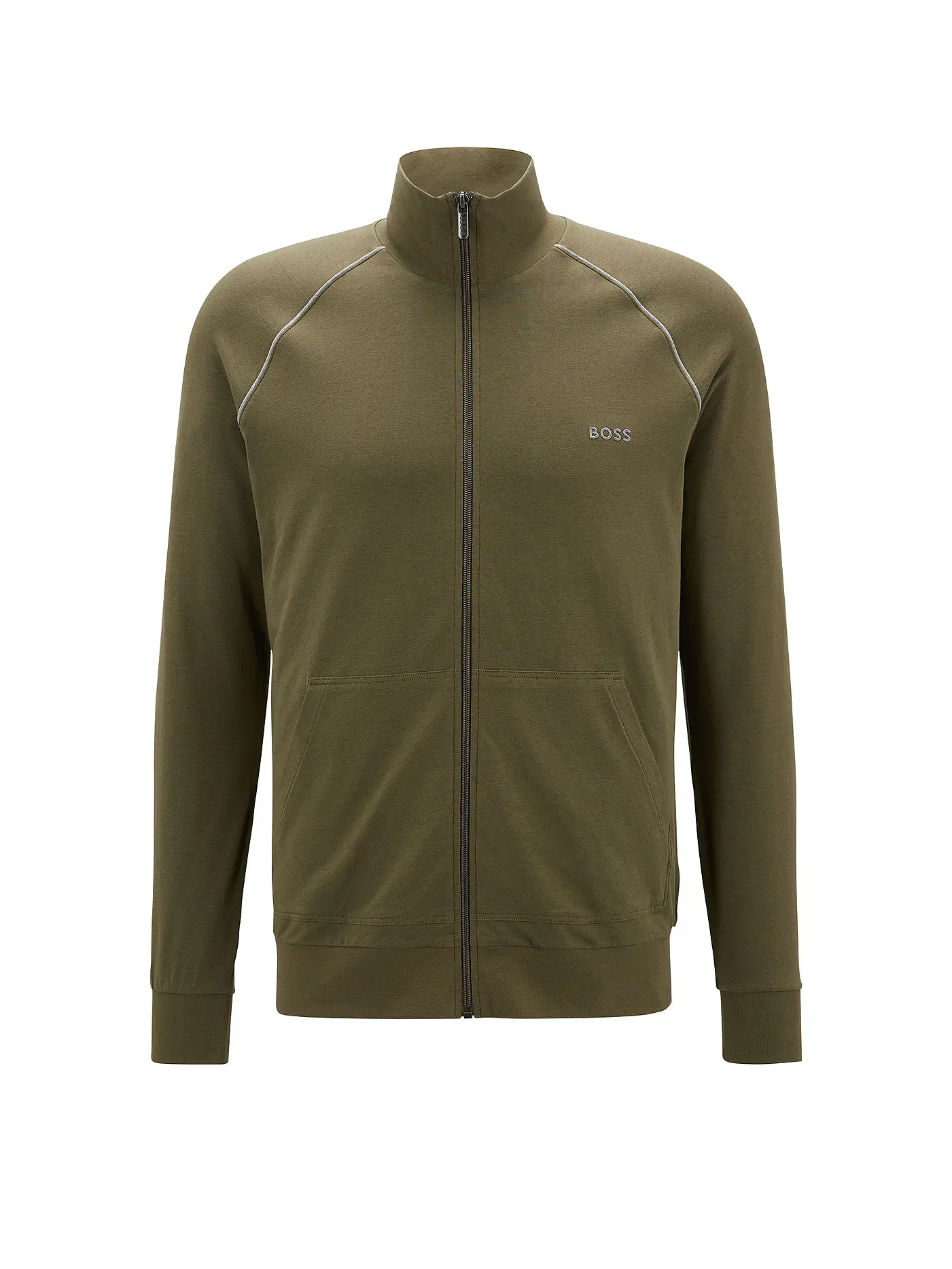 BOSS | Loungewear Jacke | grün